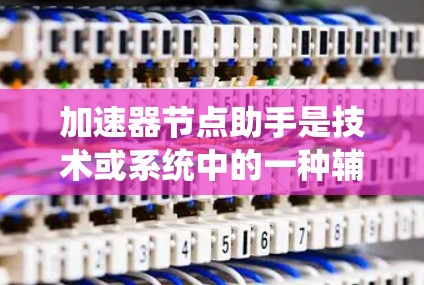 加速器节点助手是技术或系统中的一种辅助工具或助手，通常用于提升处理速度、优化资源利用率或处理复杂任务的能力。具体含义取决于上下文，可能包括