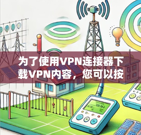 为了使用VPN连接器下载VPN内容，您可以按照以下步骤操作