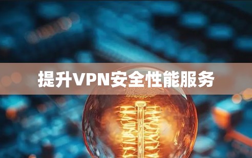 提升VPN安全性能服务