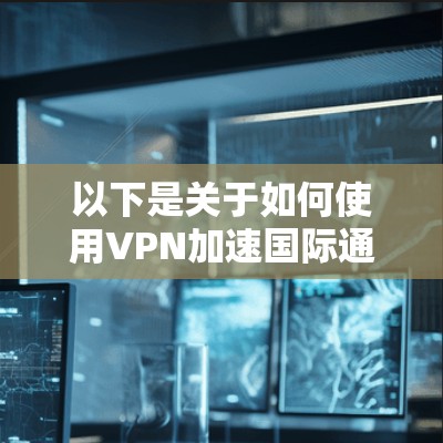 以下是关于如何使用VPN加速国际通讯的详细步骤 以下是关于如何使用VPN加速国际通讯的详细步骤