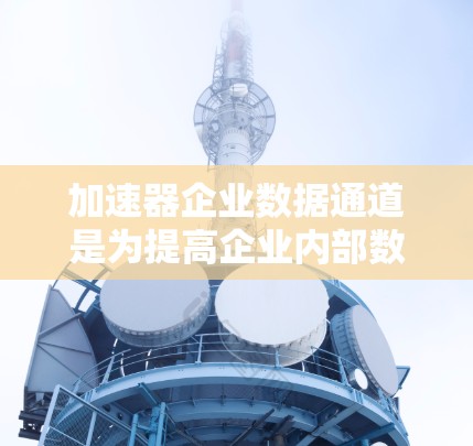 加速器企业数据通道是为提高企业内部数据传输和存储效率而开发的技术工具，主要包括以下几种