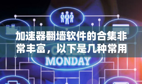 加速器翻墙软件的合集非常丰富，以下是几种常用且功能强大的工具