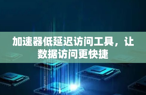 加速器低延迟访问工具，让数据访问更快捷