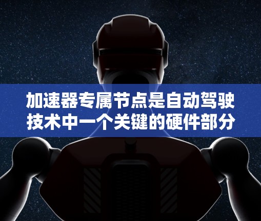 加速器专属节点是自动驾驶技术中一个关键的硬件部分，主要负责车辆在高速行驶时的加速控制和优化。以下是对其的详细分析