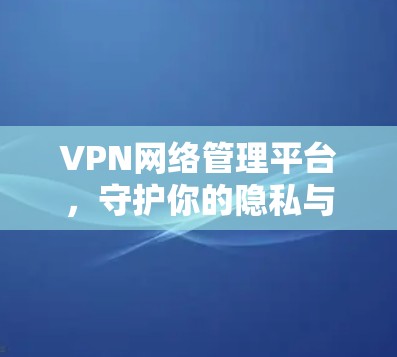 VPN网络管理平台，守护你的隐私与安全