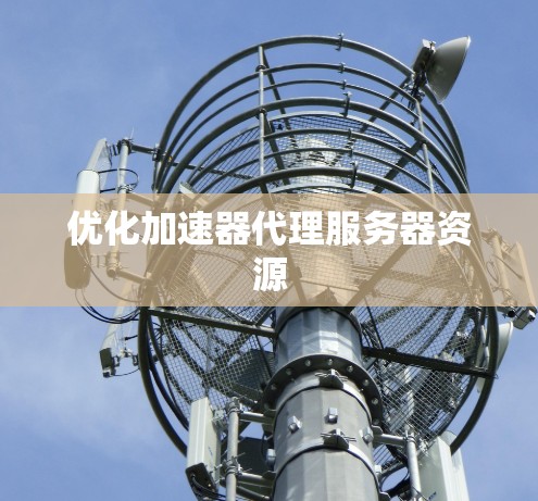 优化加速器代理服务器资源