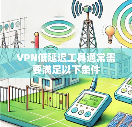 VPN低延迟工具通常需要满足以下条件