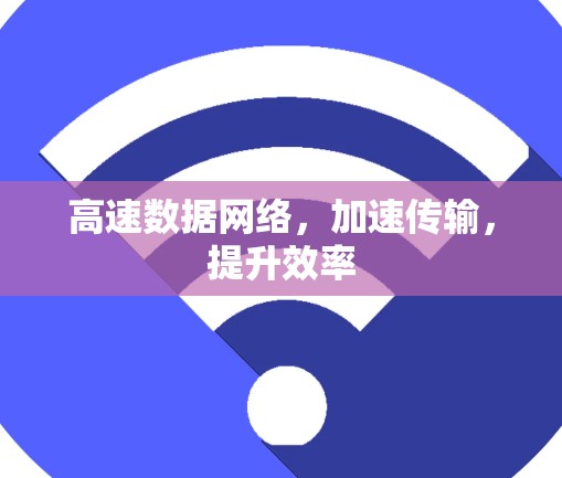 高速数据网络，加速传输，提升效率