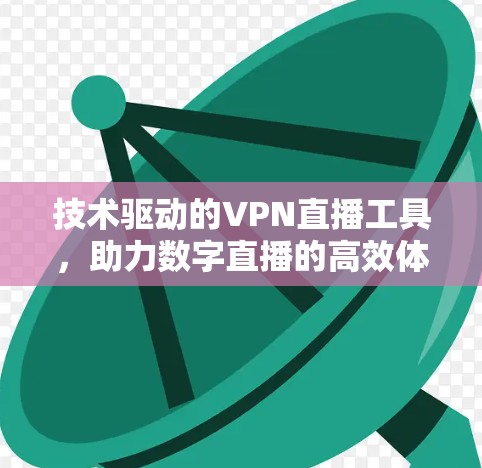 技术驱动的VPN直播工具，助力数字直播的高效体验