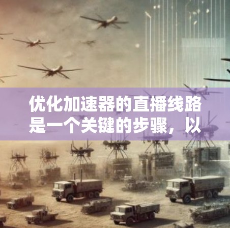 优化加速器的直播线路是一个关键的步骤，以确保良好的用户体验和高效的数据传输。以下是对如何优化加速器直播线路的详细步骤的总结