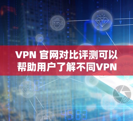 VPN 官网对比评测可以帮助用户了解不同VPN品牌的独特卖点和优缺点。以下是几个常见的VPN品牌及其对比评测