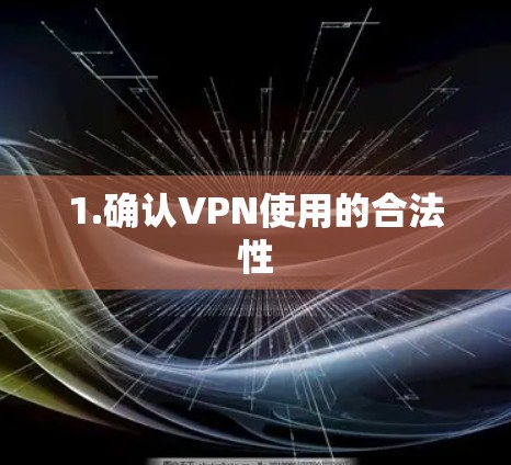 1.确认VPN使用的合法性