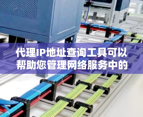 代理IP地址查询工具可以帮助您管理网络服务中的代理，确保代理能够正确配置和访问指定的IP地址。以下是一些推荐的代理IP查询工具及其功能