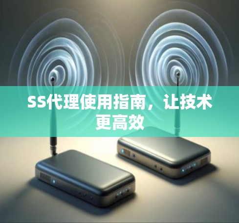 SS代理使用指南,让技术更高效 SS代理使用指南,让技术更高效