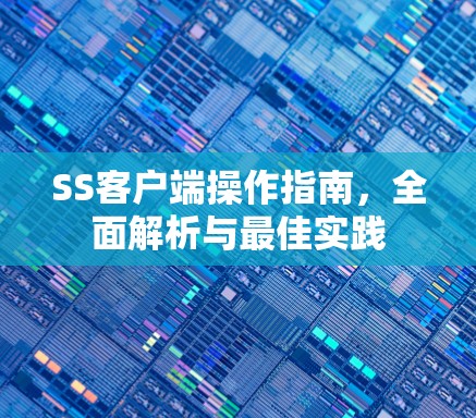 SS客户端操作指南，全面解析与最佳实践
