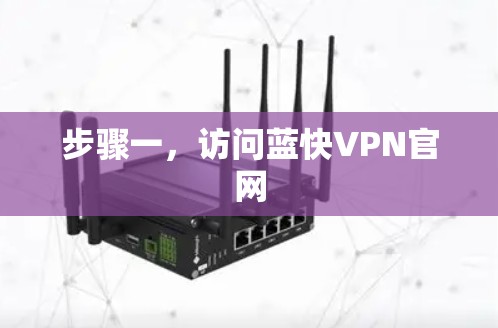 步骤一，访问蓝快VPN官网