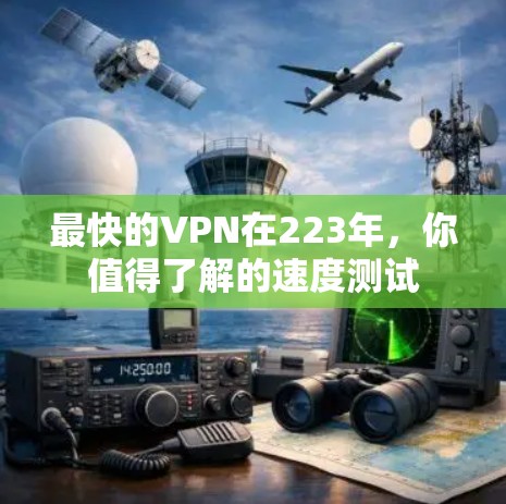 最快的VPN在223年，你值得了解的速度测试