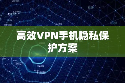 高效VPN手机隐私保护方案